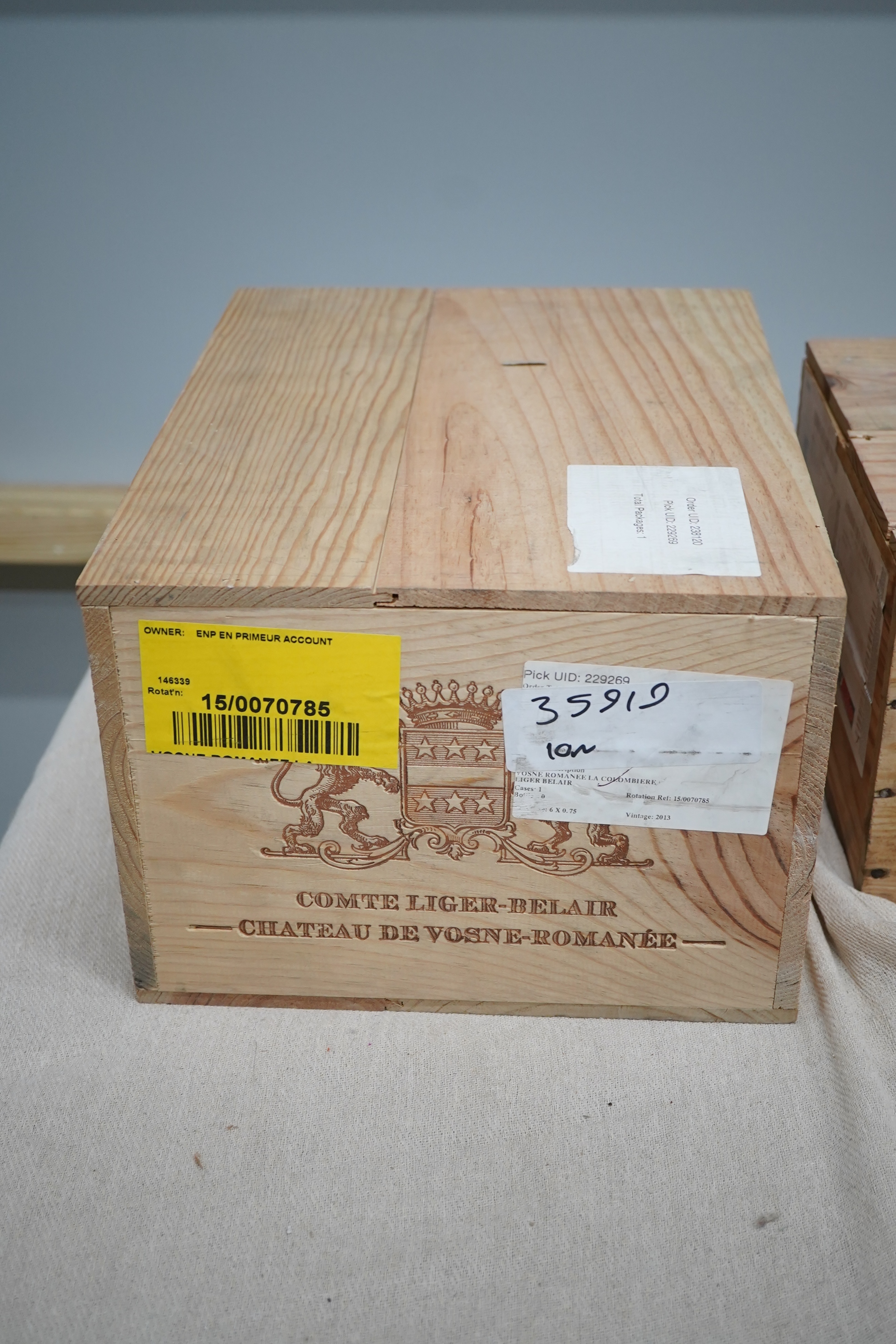 Domaine du Comte Liger Belair, 'La Colombiere', 2013